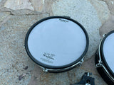 5 Roland pd-125 pd-105 5 PC V Drum Mesh Package BLACK - GOOD