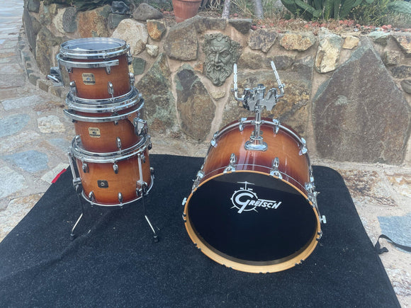 Gretsch Renown Maple 4pc Drum Set kit 22x18,10x8,12x9,14x11