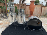 Ludwig Classic Maple Modular 6pc Drum Set kit Mirror Chrome 24,18,16,10,12,13