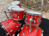 Rogers 70's Big R 6Pc DBL BASS Drum Kit Mojave Red 20x14(x2) 12x8,13x9,16x16(x2)