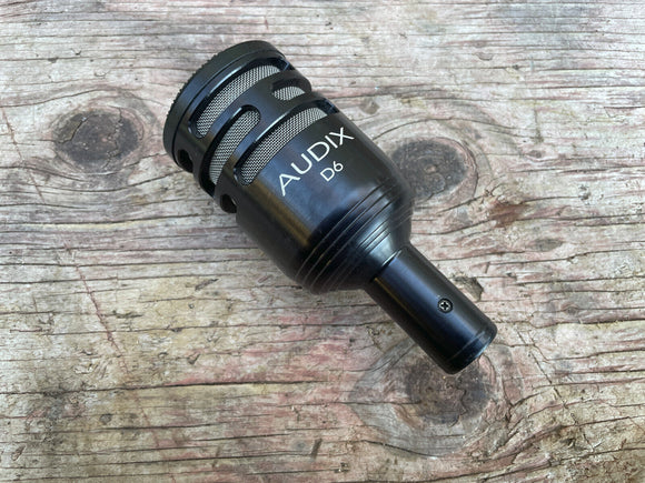 Audix D6 Cardioid Dynamic Kick Drum Microphone