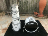 Mapex Saturn Pro White 5pc Drum Set kit 22x16,10x9,12x10.13x11x16x16