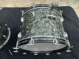 Vintage Ludwig 60's Black Diamond Pearl 3pc Drum set kit 22x14,13x9,16x16