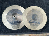 Sabian 14" Hi Hat Cymbals Hand Hammered HH Duo hats hihats Pair!