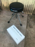 DW 9000 Series Drum Throne - Round Seat - Air LIft + BACKREST