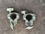 TWO PACK Roland MDH-12 Hatched Rack Clamp Standard 1.5” Racks