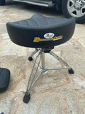 Pearl Roadster Drum Throne Seat Chair with BACKREST - READ