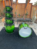 Pearl Reference Emerald Fade 5pc Drum Set kit