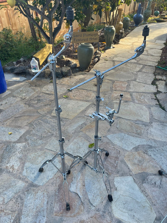 TWO PACK Tama HC83BW Roadpro Boom Cymbal Stand + Bonus