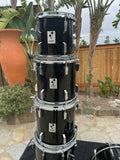 Sonor Phonic Black 6pc Drum Set kit