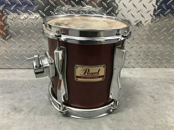 Pearl MLX Maple BORDEAUX RED LACQ 8x8 Tom Drum 8