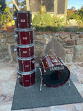Yamaha Recording Custom Pre Yes Cherry 6pc Drum Set kit 22,10,12,13,14,16