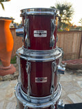 Yamaha Recording Custom Pre Yes Cherry 7pc Drum Set kit 22,8,10,12,13,14,16