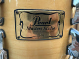Pearl Masters Studio Birch 5pc Drum Set kit - Natural Finish