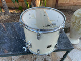 Tama Superstar WHITE 1980's 13 x 12 Tom Drum - EXCELLENT