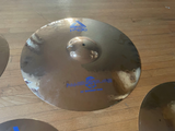 PAISTE ALPHA NICKO MCBRAIN IRON MAIDEN CYMBAL SET!! 14,16,17,18,19,22!!!