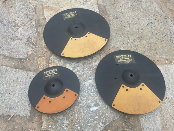 Pintech Electronic Plastic Trigger Cymbal Package - Ride - Crash - Splash -