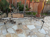 HUGE 3 Sided Gibraltar Straight Drum Rack with Cymbal Arms
