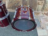 Yamaha Recording Custom Pre Yes Cherry 6pc Drum Set kit 22,10,12,13,14,16