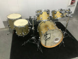 DW Collectors 6pc Drum Set kit . Gold badge!! Gold Sparkle Finish