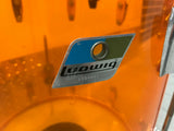 Vintage Ludwig Amber Vistalite 16x16 Floor Tom