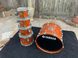 Yamaha Oak Custom Drum Set Kit 10x8,12x9,14x12,22x17 Honey Amber