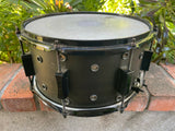 Pork Pie Little Squealer Snare Drum Satin Black Ebony 7 x 13 in.