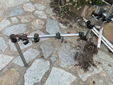 HUGE 3 Sided Gibraltar Straight Drum Rack with Cymbal Arms