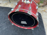 Tama Superstar Cherry 1980's 22 x16 Bass Drum