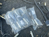 Huge Lot microphone cables 3ft xlr 3p male to female + more