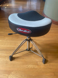 Gretsch Renown 57 Black Drum Throne w/ Hydraulic Base