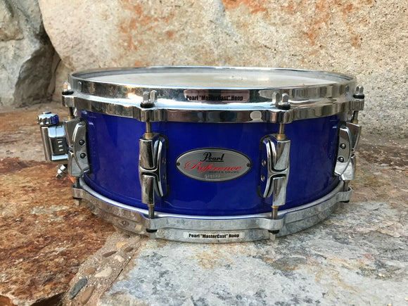 Pearl 5.5x14 Reference Snare Drum 20 ply Rhythm Blue!!!