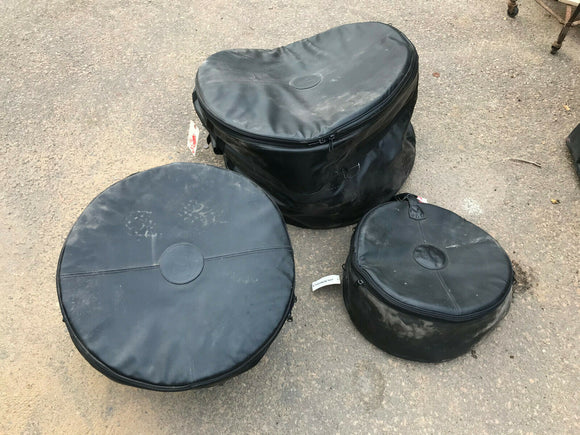 ChromaCast Pro Series Padded Drum Bags with Cymbal Holder  24x14,18x16,14x5.5