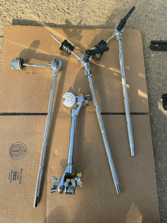 THREE DW CYMBAL ARM TOPS Drum  - 3 PACK + DW DOGBONE