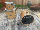 3pc Sonor Select Force Jungle Bop Kit Maple Natural Finish 16.16, 10.8, 14.12