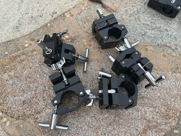 FIVE PACK Gibraltar Multi Clamp Drum Clamps Package