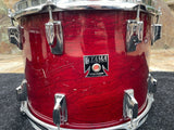 Tama Superstar Cherry 14 x 10 Cherry Tom Drum 80's - Shallow Size