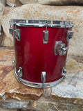 Vintage Tama Superstar Candy Apple Red CAR 1980's 14 x 13  Tom Drum - read