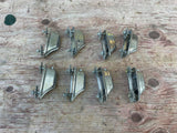 8 Rogers Beavertail Lugs for Tom Drum with Mounting Screws - Chrome