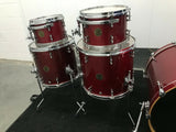 Ddrum  DIOS KELLER SHELL Red Sparkle Laq 5pc Drum Set kit 22x20 bass!!