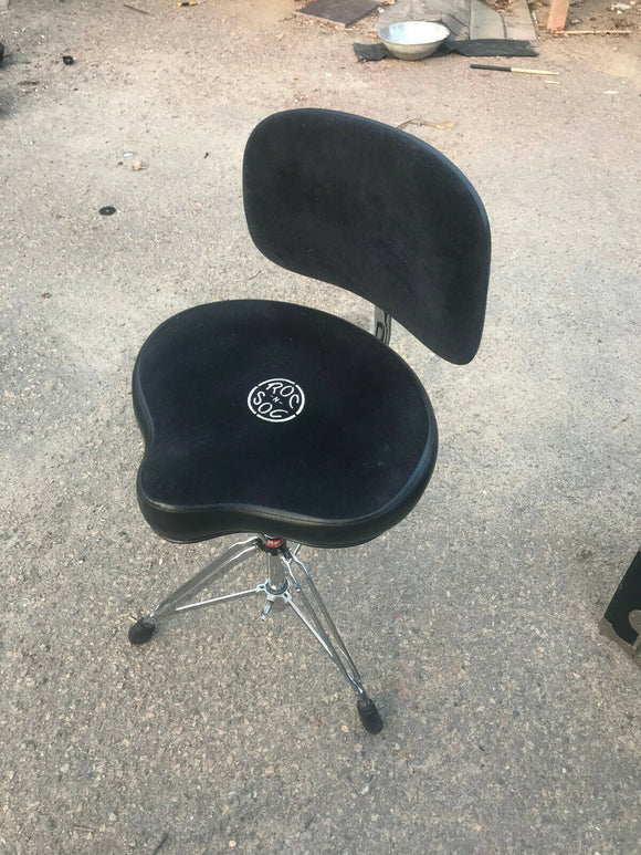 Roc n Soc Drum Throne Seat Chair WITH BACKREST
