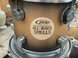 PDP Fs Birch 8pc Double Bass Drum Set kit tobacco burst