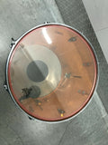 Vintage Ludwig Amber Vistalite 16x16 Floor Tom