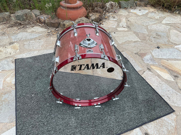 Tama Superstar Cherry 22x16 Bass Drum 80's