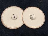 Paiste 2002 15" hi hat heavy hihat Cymbals Pair