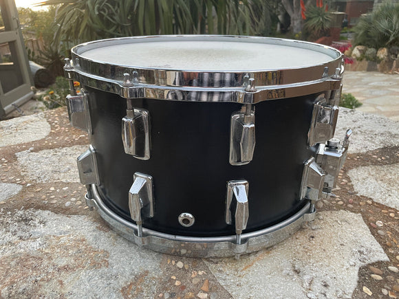 1980s Pearl ET814X 8 Ply 8x14 Maple Snare Drum