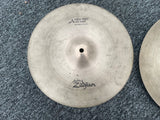 Zildjian Avedis 14" NEW BEAT Hi Hat Cymbals - TOP HAS SPIDER CRACKS FORMING