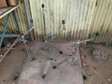 Vintage Yamaha Red/Black Label 80's Cymbal Stand 4 PACK