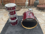 PDP CX Maple 5pc Drum Set kit red lacquer- fair condition - pickup only
