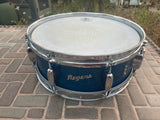 Vintage Rogers Holiday Blue Sparkle 14 x 5 Snare Drum - NEEDS WORK